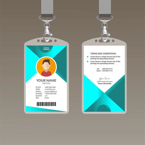 smart card for personal use|personal identity card template.